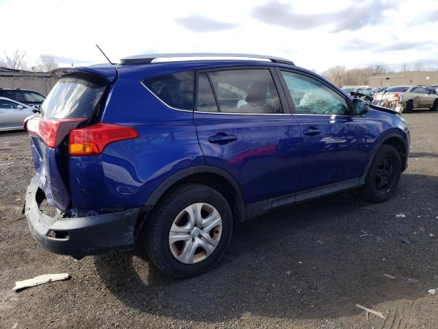 2T3BFREV5FW363236 - 2015 TOYOTA RAV4 LE BLUE photo 3