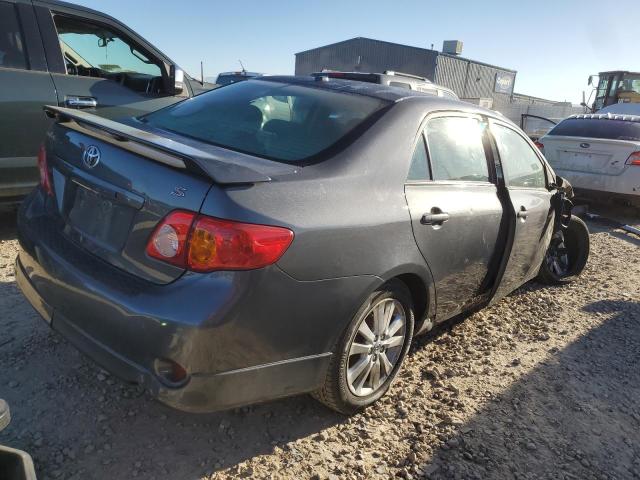 1NXBU40E19Z141225 - 2009 TOYOTA COROLLA BASE GRAY photo 3