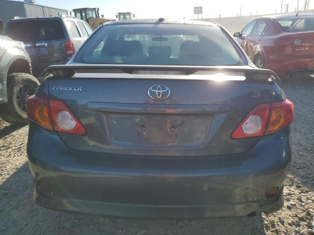 1NXBU40E19Z141225 - 2009 TOYOTA COROLLA BASE GRAY photo 6