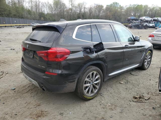 5UXTR9C54KLE21222 - 2019 BMW X3 XDRIVE30I BLACK photo 3