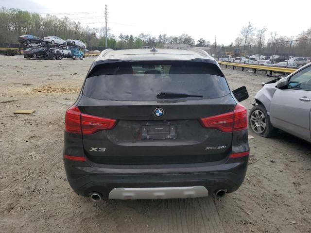 5UXTR9C54KLE21222 - 2019 BMW X3 XDRIVE30I Чорний фото 6