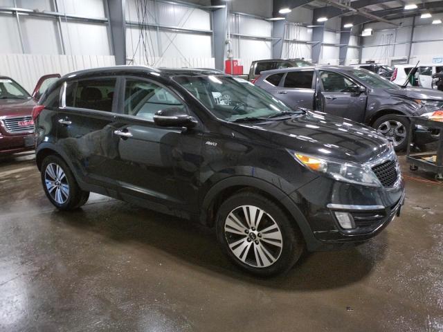 KNDPCCACXE7630980 - 2014 KIA SPORTAGE EX BLACK photo 4