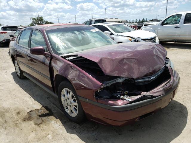 2G1WF52E049219219 - 2004 CHEVROLET IMPALA BURGUNDY photo 4