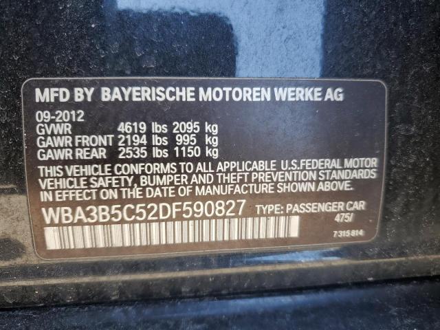 WBA3B5C52DF590827 - 2013 BMW 328 XI SULEV BLACK photo 12