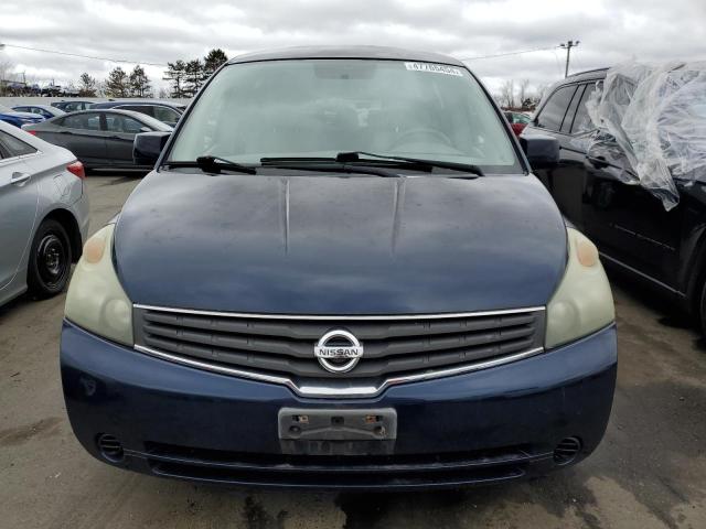 5N1BV28U77N115684 - 2007 NISSAN QUEST S BLUE photo 5