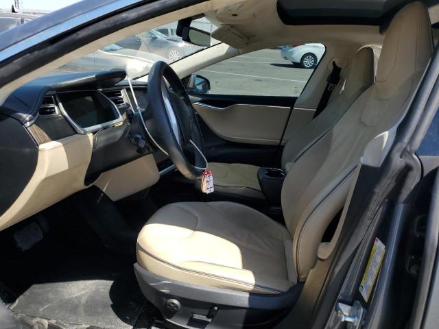 5YJSA1CN6DFP24916 - 2013 TESLA MODEL S Մոխրագույն լուսանկար 7