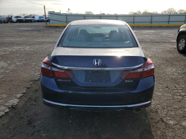 1HGCR2F30GA159414 - 2016 HONDA ACCORD LX BLUE photo 6