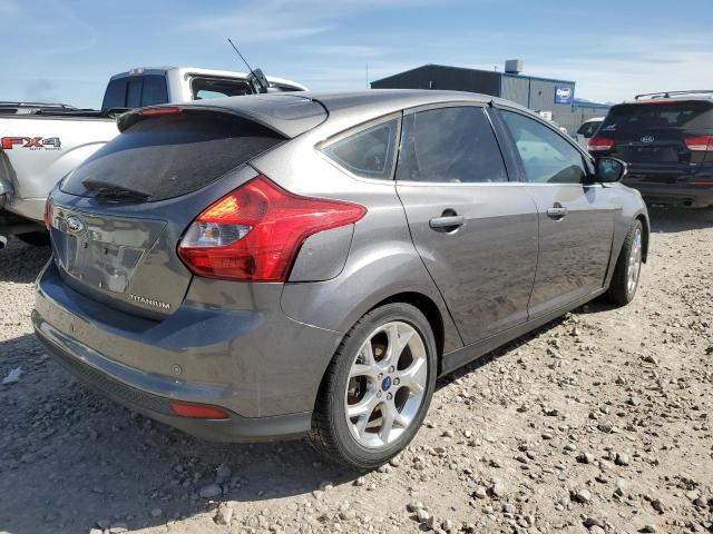 1FADP3N21EL413405 - 2014 FORD FOCUS TITANIUM GRAY photo 3