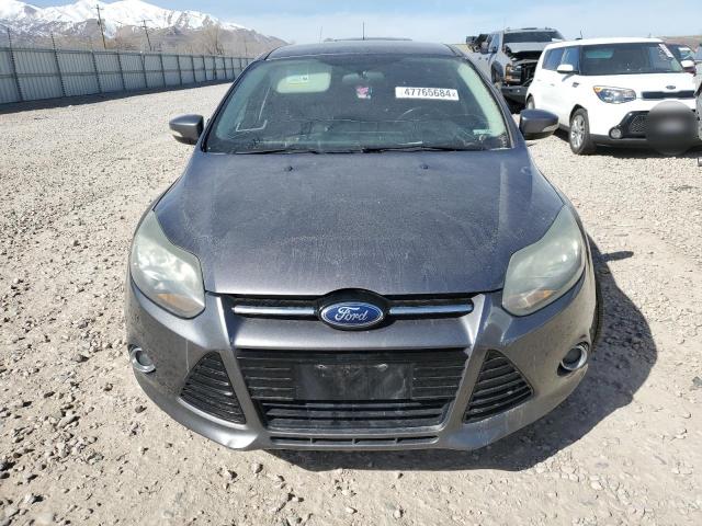 1FADP3N21EL413405 - 2014 FORD FOCUS TITANIUM GRAY photo 5