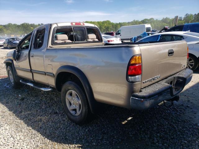 5TBRT34182S293609 - 2002 TOYOTA TUNDRA ACCESS CAB 金色 照片 2