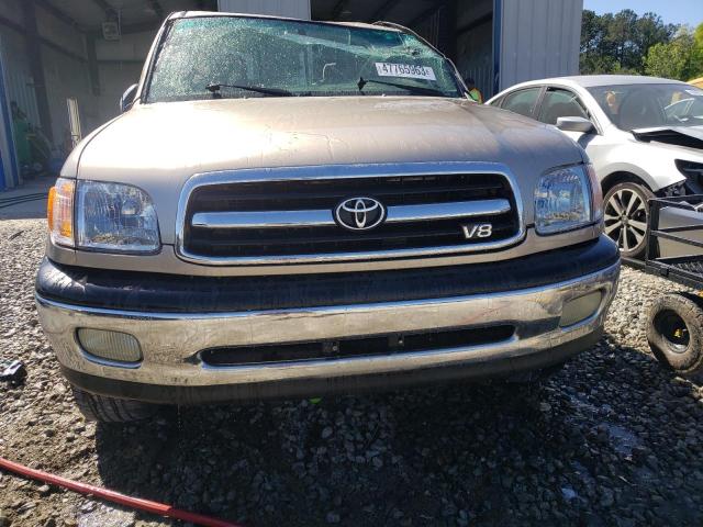 5TBRT34182S293609 - 2002 TOYOTA TUNDRA ACCESS CAB 金色 照片 5