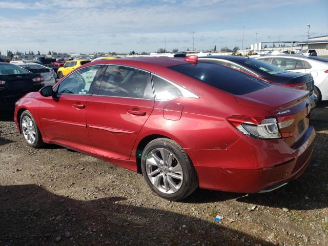 1HGCV1F15JA130700 - 2018 HONDA ACCORD LX RED photo 2