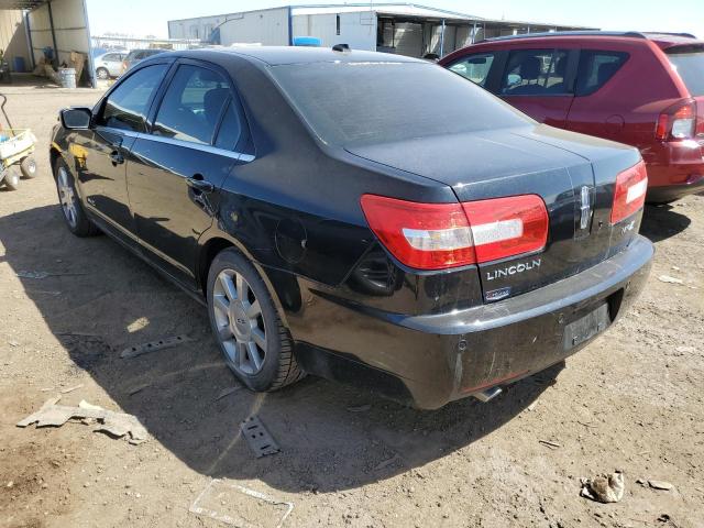 3LNHM26T49R613283 - 2009 LINCOLN MKZ BLACK photo 2