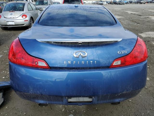 JNKCV64F09M653058 - 2009 INFINITI G37 BLUE photo 6