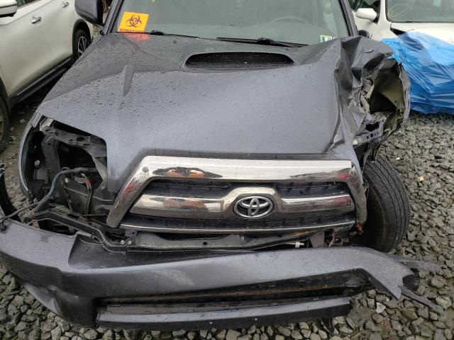 JTEBU14R760079022 - 2006 TOYOTA 4RUNNER SR5 GRAY photo 12