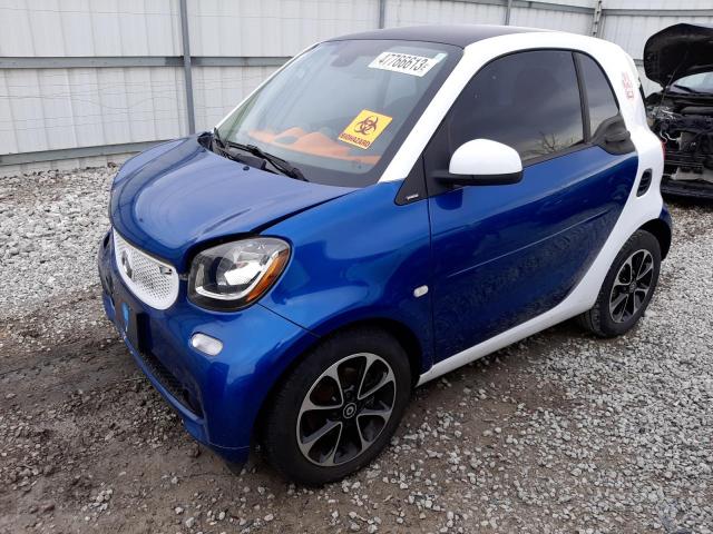 WMEFJ5DA7GK078945 - 2016 SMART FORTWO BLUE photo 1