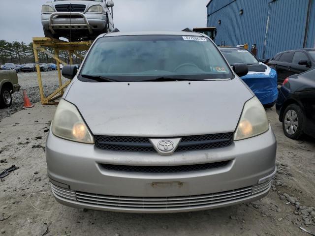 5TDZA23C04S208405 - 2004 TOYOTA SIENNA CE BEIGE photo 5