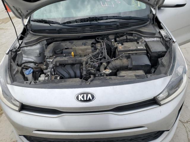 3KPA24AD6ME371751 - 2021 KIA RIO LX SILVER photo 11