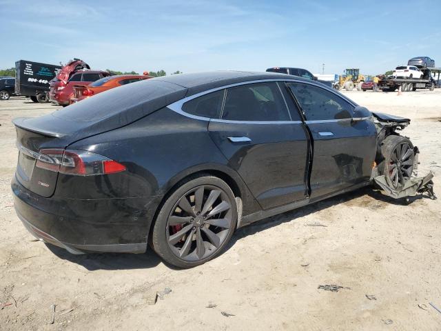 5YJSA1H20EFP55076 - 2014 TESLA MODEL S 黑色 照片 3