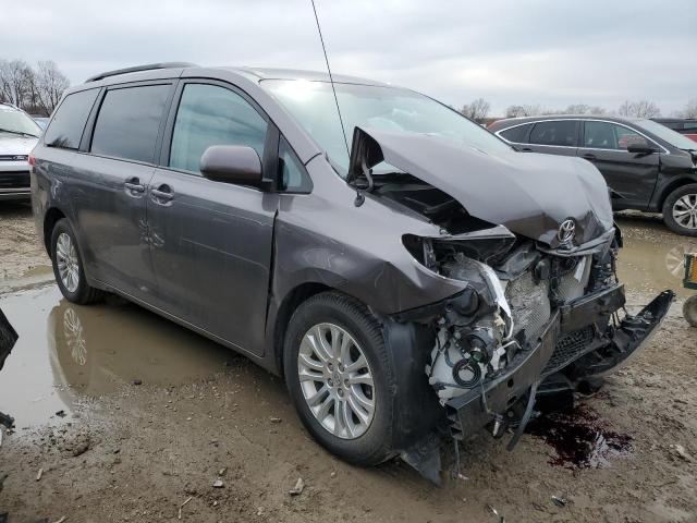 5TDYK3DC8DS398242 - 2013 TOYOTA SIENNA XLE GRAY photo 4