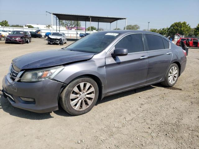 1HGCR2F83FA230826 - 2015 HONDA ACCORD EXL GRAY photo 1