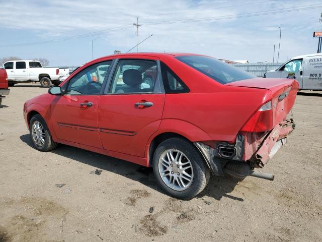 1FAFP34N07W128250 - 2007 FORD FOCUS ZX4 RED photo 2