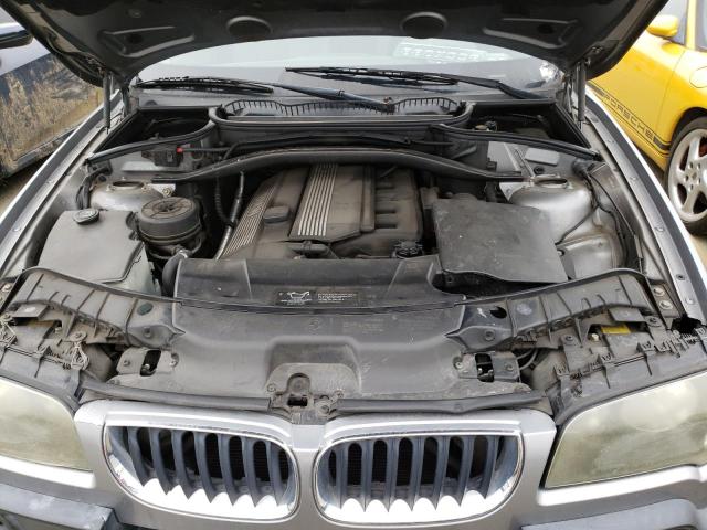 WBXPA73424WC35883 - 2004 BMW X3 2.5I SILVER photo 11