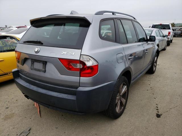 WBXPA73424WC35883 - 2004 BMW X3 2.5I SILVER photo 3