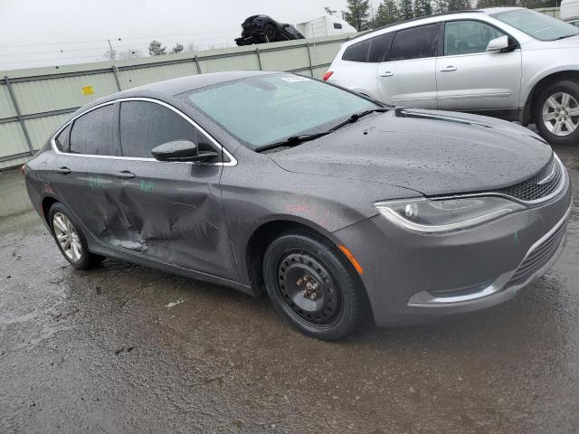 1C3CCCAB8FN666111 - 2015 CHRYSLER 200 LIMITED GRAY photo 4