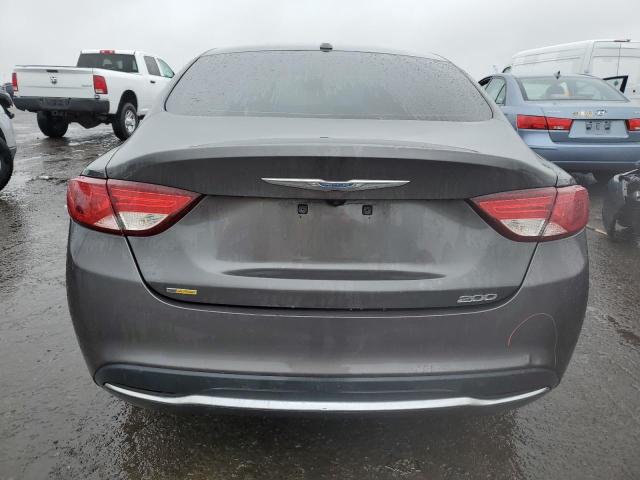 1C3CCCAB8FN666111 - 2015 CHRYSLER 200 LIMITED GRAY photo 6