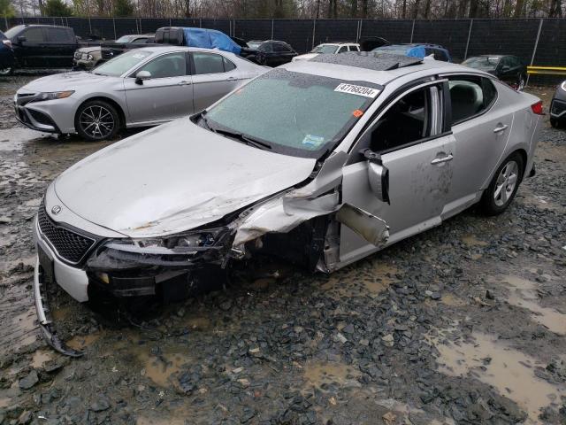 5XXGM4A71EG324988 - 2014 KIA OPTIMA LX SILVER photo 1