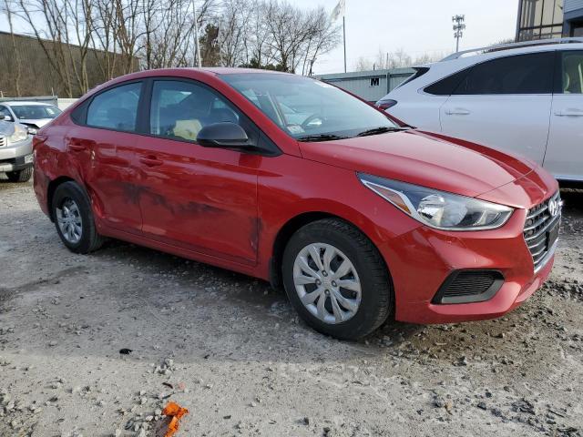 3KPC24A69NE176643 - 2022 HYUNDAI ACCENT SE RED photo 4