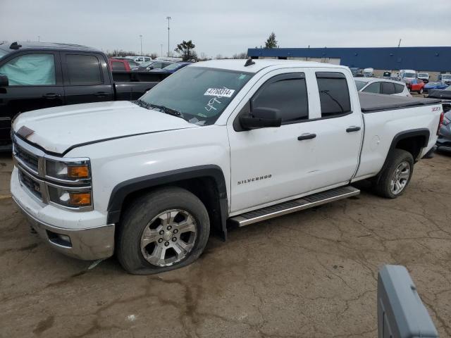 1GCVKREC1EZ114941 - 2014 CHEVROLET 1500 SILVE K1500 LT WHITE photo 1