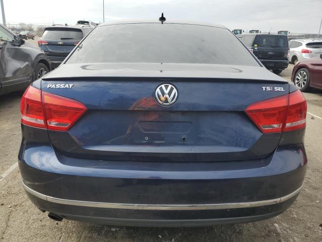 1VWCT7A39EC034575 - 2014 VOLKSWAGEN PASSAT SEL BLUE photo 6