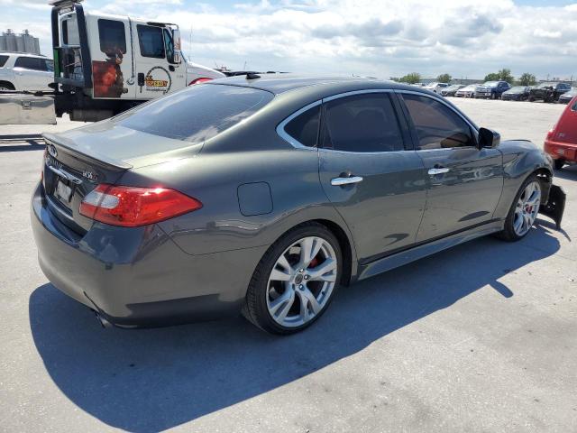 JN1AY1AP8CM530084 - 2012 INFINITI M56 GRAY photo 3