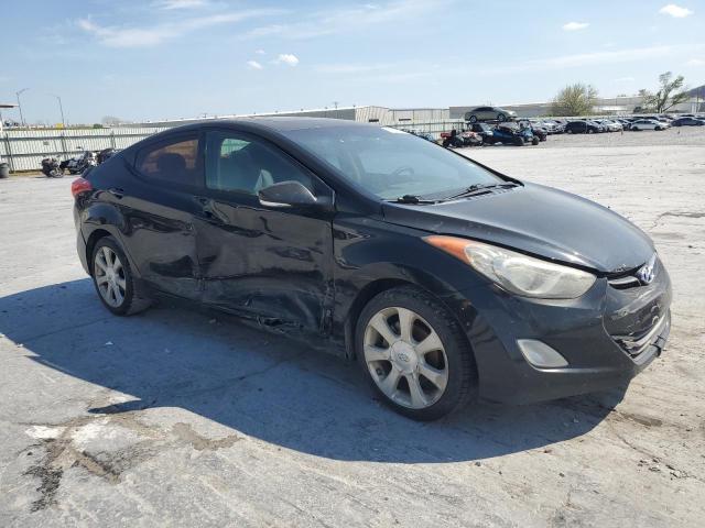 5NPDH4AE5CH099028 - 2012 HYUNDAI ELANTRA GLS BLACK photo 4