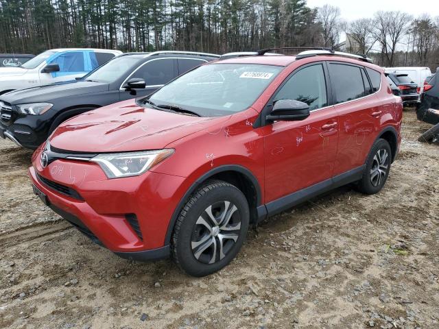 2T3BFREV1GW414524 - 2016 TOYOTA RAV4 LE RED photo 1