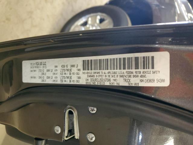 3C6UR5CL2GG167306 - 2016 RAM 2500 ST GRAY photo 12