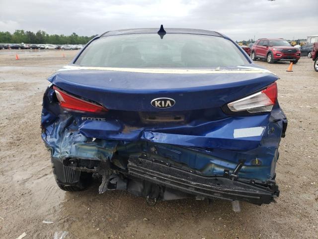 3KPFK4A70JE168415 - 2018 KIA FORTE LX BLUE photo 6