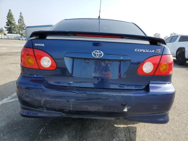 1NXBR32E44Z326256 - 2004 TOYOTA COROLLA CE BLUE photo 6