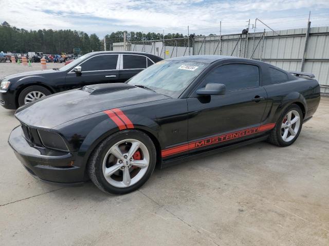 1ZVHT82H865217204 - 2006 FORD MUSTANG GT BLACK photo 1