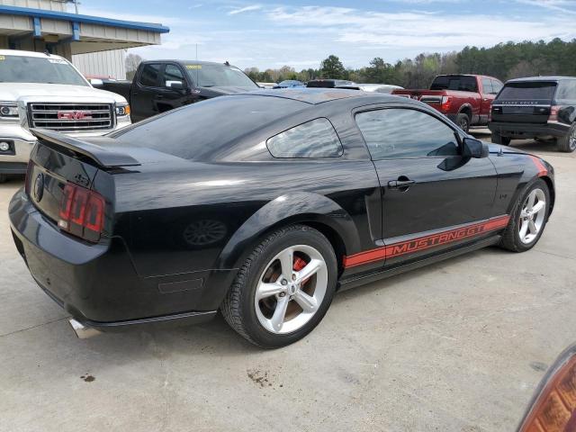 1ZVHT82H865217204 - 2006 FORD MUSTANG GT BLACK photo 3