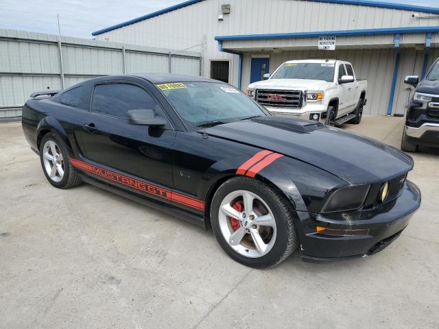 1ZVHT82H865217204 - 2006 FORD MUSTANG GT BLACK photo 4