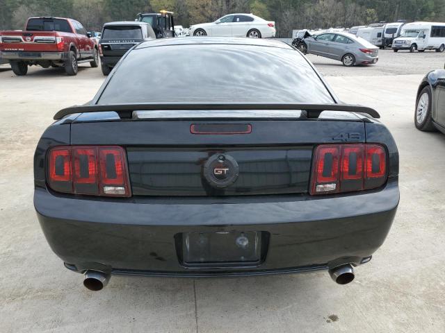 1ZVHT82H865217204 - 2006 FORD MUSTANG GT BLACK photo 6