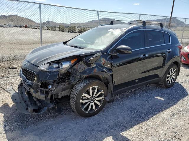 KNDPNCAC5H7185093 - 2017 KIA SPORTAGE EX BLACK photo 1