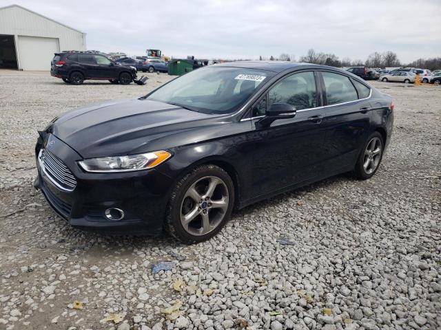 3FA6P0HR5DR102334 - 2013 FORD FUSION SE BLACK photo 1