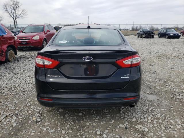 3FA6P0HR5DR102334 - 2013 FORD FUSION SE BLACK photo 6