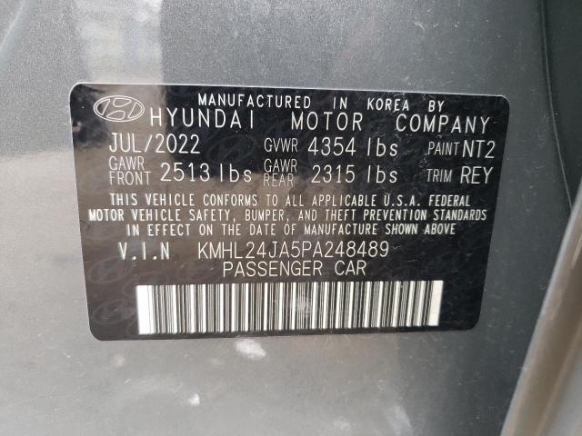 KMHL24JA5PA248489 - 2023 HYUNDAI SONATA SE GRAY photo 13