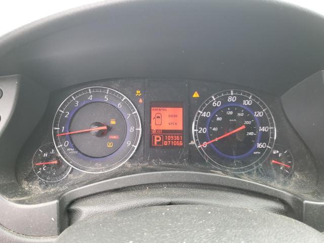 JN1AJ0HP8AM702986 - 2010 INFINITI EX35 BASE Սպիտակ լուսանկար 9