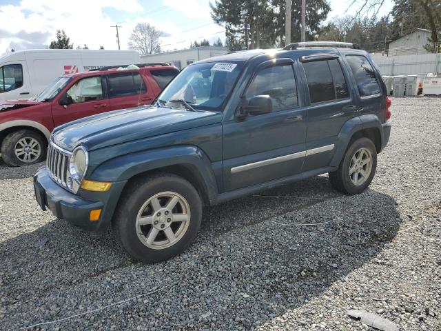 1J4GK58K56W181513 - 2006 JEEP LIBERTY LIMITED BLUE photo 1